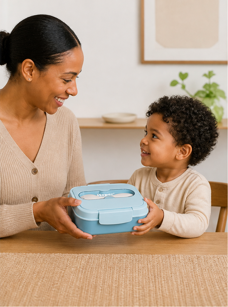Kids Leak-Proof Bento Lunch Box with Utensils – BPA-Free