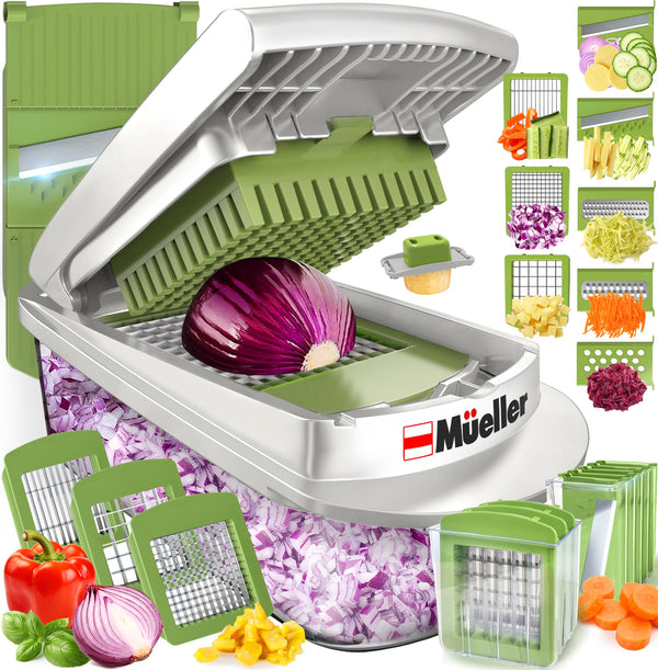 10-in-1 Vegetable Chopper & Slicer with Container