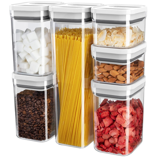 MR.SIGA 6 Piece Airtight Food Storage Container Set BPA Free